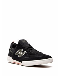 Baskets basses en daim noires New Balance