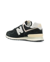 Baskets basses en daim noires New Balance