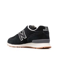 Baskets basses en daim noires New Balance