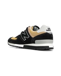 Baskets basses en daim noires New Balance