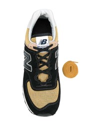 Baskets basses en daim noires New Balance