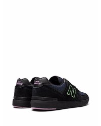 Baskets basses en daim noires New Balance