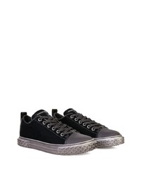 Baskets basses en daim noires Giuseppe Zanotti