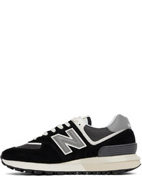 Baskets basses en daim noires New Balance