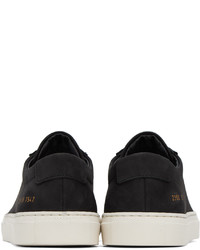 Baskets basses en daim noires Common Projects