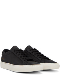 Baskets basses en daim noires Common Projects