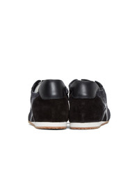 Baskets basses en daim noires Loewe