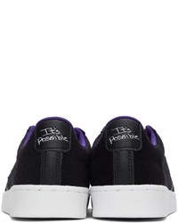 Baskets basses en daim noires Converse