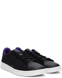 Baskets basses en daim noires Converse