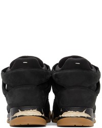 Baskets basses en daim noires Maison Margiela