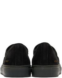 Baskets basses en daim noires Common Projects