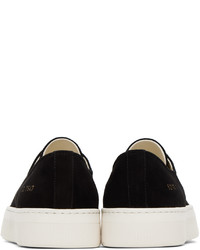 Baskets basses en daim noires Common Projects