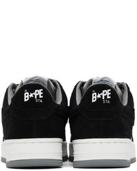 Baskets basses en daim noires BAPE