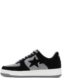 Baskets basses en daim noires BAPE