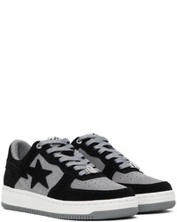 Baskets basses en daim noires BAPE