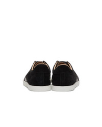 Baskets basses en daim noires Lanvin