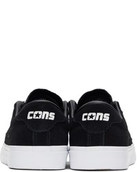 Baskets basses en daim noires Converse