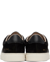 Baskets basses en daim noires Common Projects