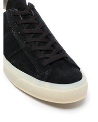 Baskets basses en daim noires Tom Ford