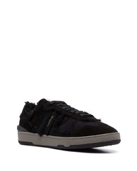 Baskets basses en daim noires Lanvin