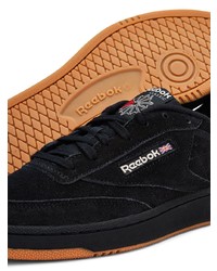 Baskets basses en daim noires Reebok