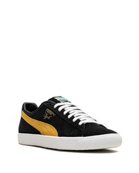 Baskets basses en daim noires Puma