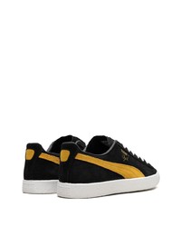 Baskets basses en daim noires Puma