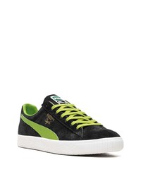 Baskets basses en daim noires Puma