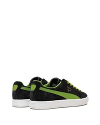 Baskets basses en daim noires Puma