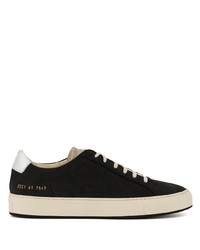 Baskets basses en daim noires Common Projects