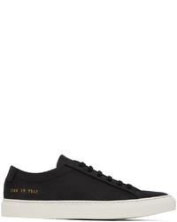 Baskets basses en daim noires Common Projects