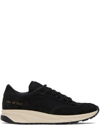 Baskets basses en daim noires Common Projects