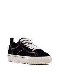 Baskets basses en daim noires Represent