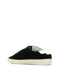 Baskets basses en daim noires Saint Laurent