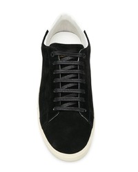 Baskets basses en daim noires Saint Laurent