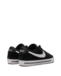 Baskets basses en daim noires Nike