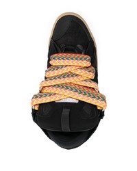 Baskets basses en daim noires Lanvin