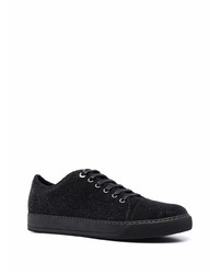 Baskets basses en daim noires Lanvin