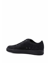 Baskets basses en daim noires Lanvin