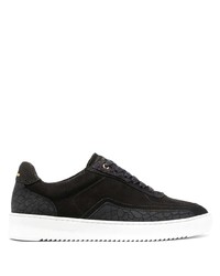 Baskets basses en daim noires Filling Pieces