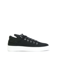 Baskets basses en daim noires Filling Pieces