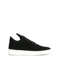 Baskets basses en daim noires Filling Pieces