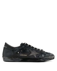 Baskets basses en daim noires Golden Goose