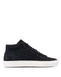 Baskets basses en daim noires Hide&Jack