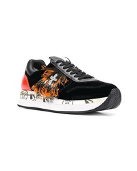 Baskets basses en daim noires Premiata