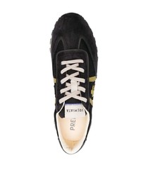 Baskets basses en daim noires Premiata