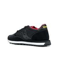 Baskets basses en daim noires Saucony