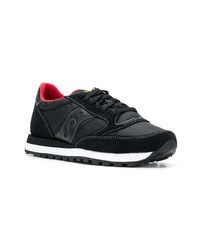 Baskets basses en daim noires Saucony