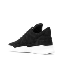 Baskets basses en daim noires Filling Pieces