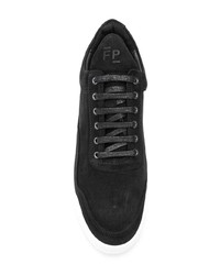 Baskets basses en daim noires Filling Pieces